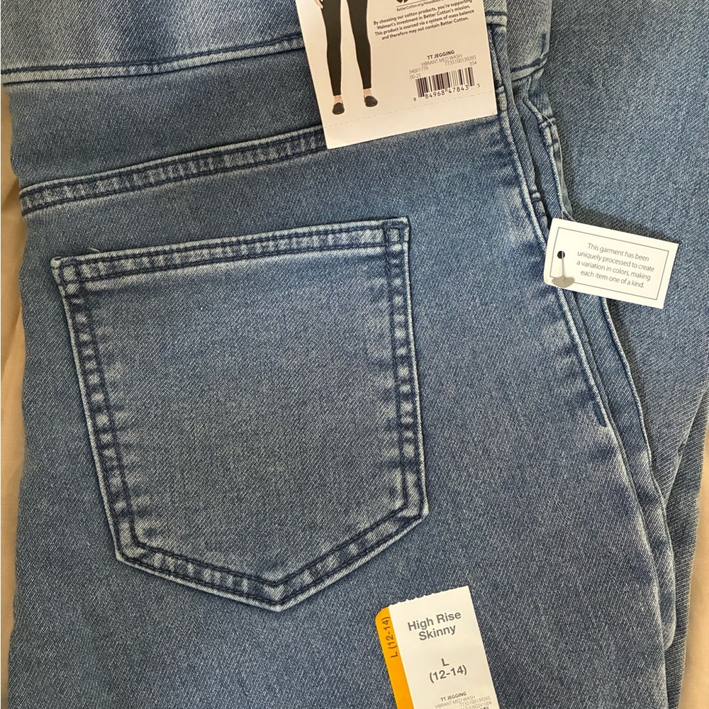 Time and Tru Blue High Rise Jeans